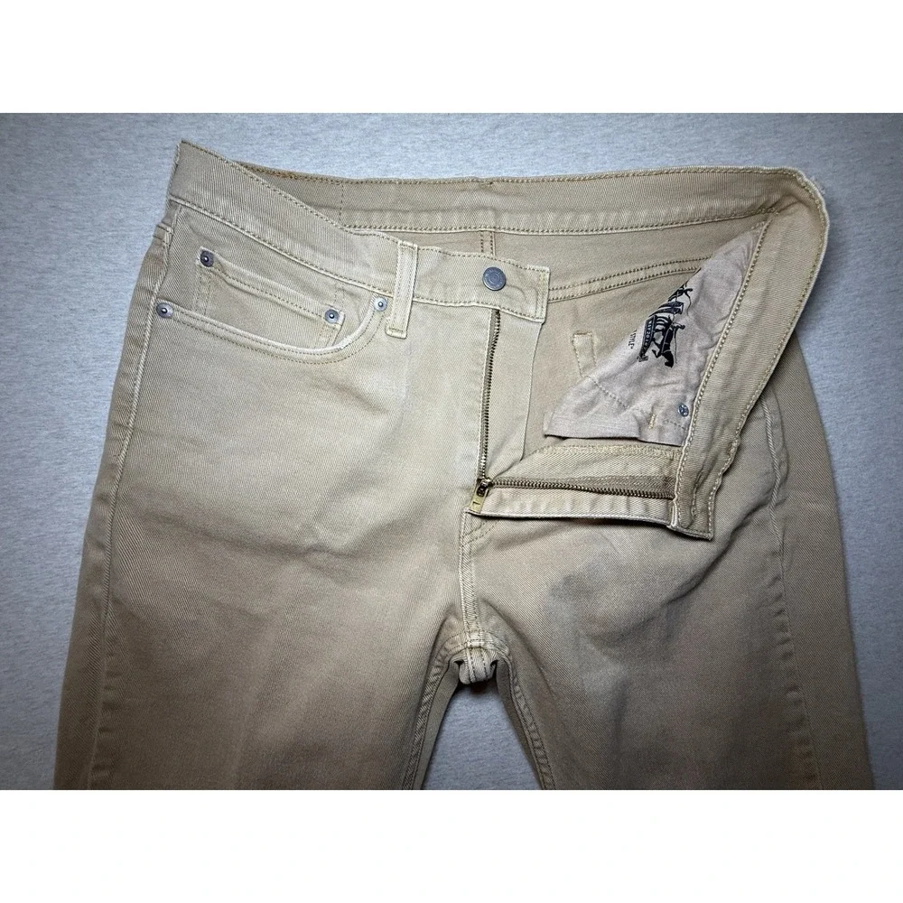 Levi's Men's 514 Straight Fit Beige Jeans 34x30